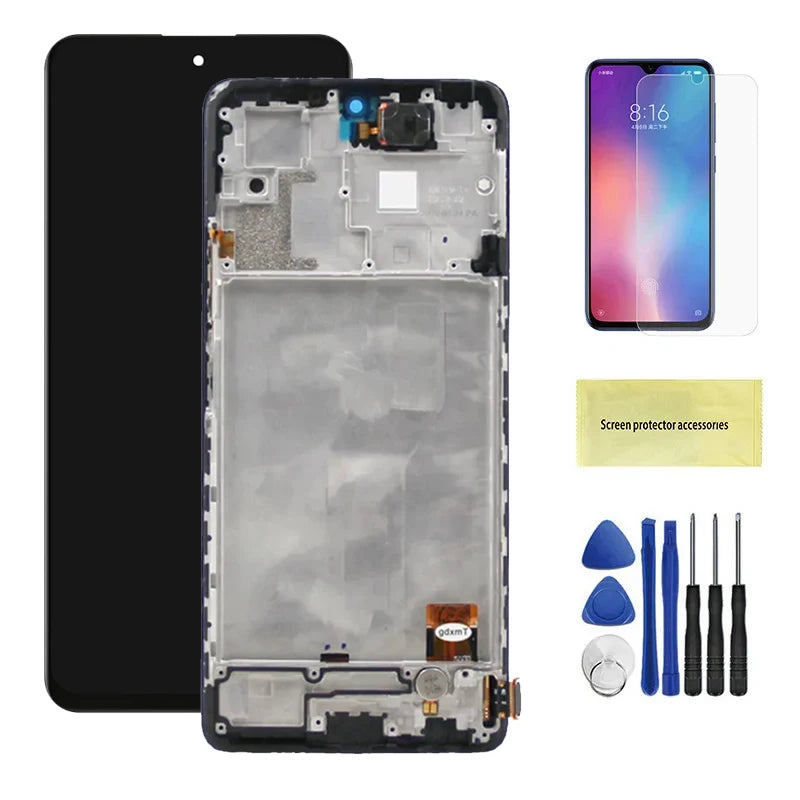 6.67" Screen for Xiaomi Redmi Note 10 Pro M2101K6G M2101K6R Lcd Display Digital Touch Screen with Frame for Redmi Note 10 Pro Xiaomi phone repair parts
