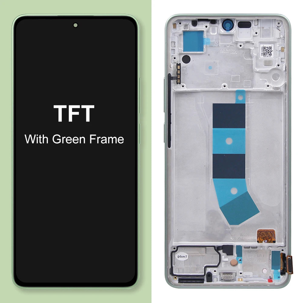 Screen for Xiaomi Redmi Note 13 4G 23129RAA4G 23124RA7EO Lcd Display Digital Touch Screen With Frame for Redmi Note 13 4G Xiaomi phone repair parts