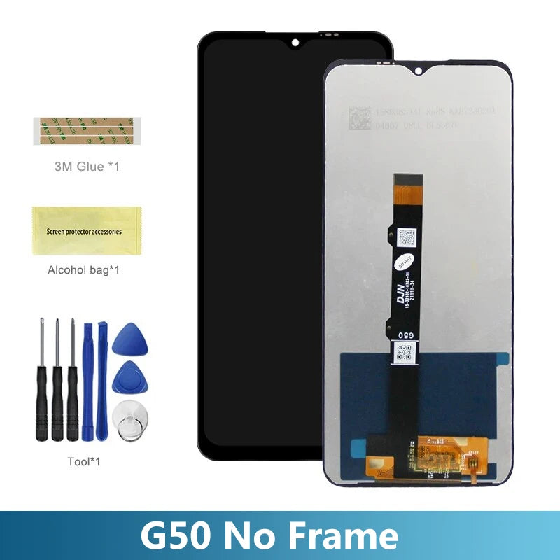 Moto G50 XT2137-1 XT2137-2 Lcd Display Digital Touch Screen with Frame for Motorola Moto G50 5G XT2149-1 Screen Replacement Motorola phone repair parts