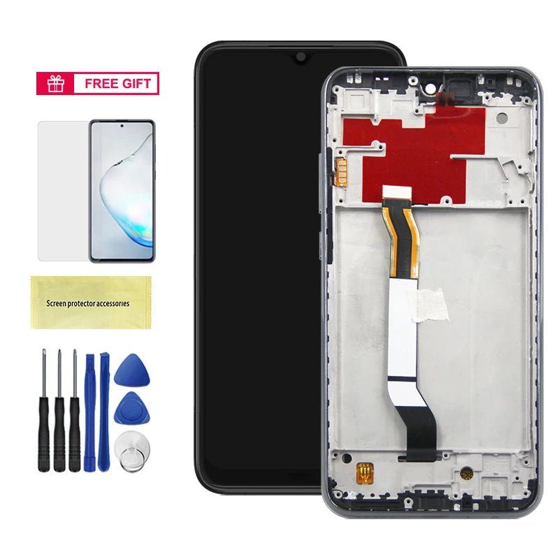 8T IPS LCD for Redmi Note 8T LCD Display Touch Screen Digiziter Assembly Parts For Redmi Note 8T With Frame LCD Display Redmi phone repair parts