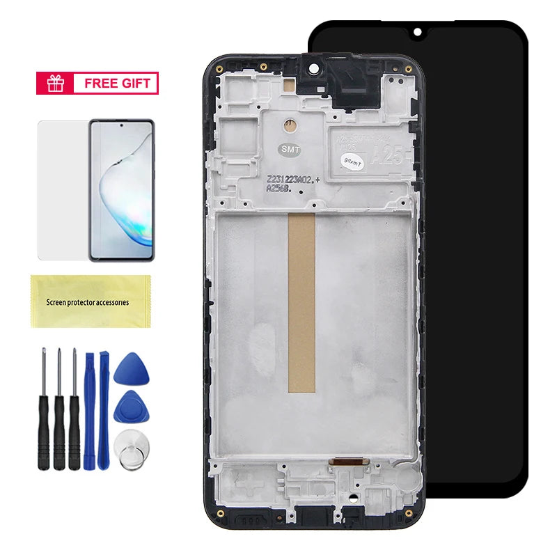 A25 LCD For Samsung Galaxy A25 5G LCD Display Touch Screen Digitizer For Samsung A25 SM-A256 A256E A256B LCD Display Replacement Samsung phone repair parts
