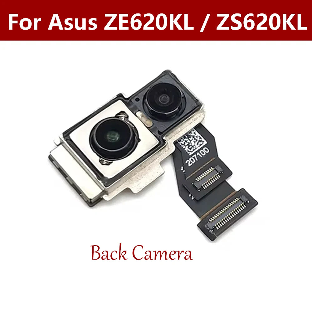 Tested Rear Camera Module For Asus Zenfone 5 2018  ZE620KL / Zenfone 5Z ZS620KL X00QD Back Camera Flex Cable Repair ASUS phone repair parts