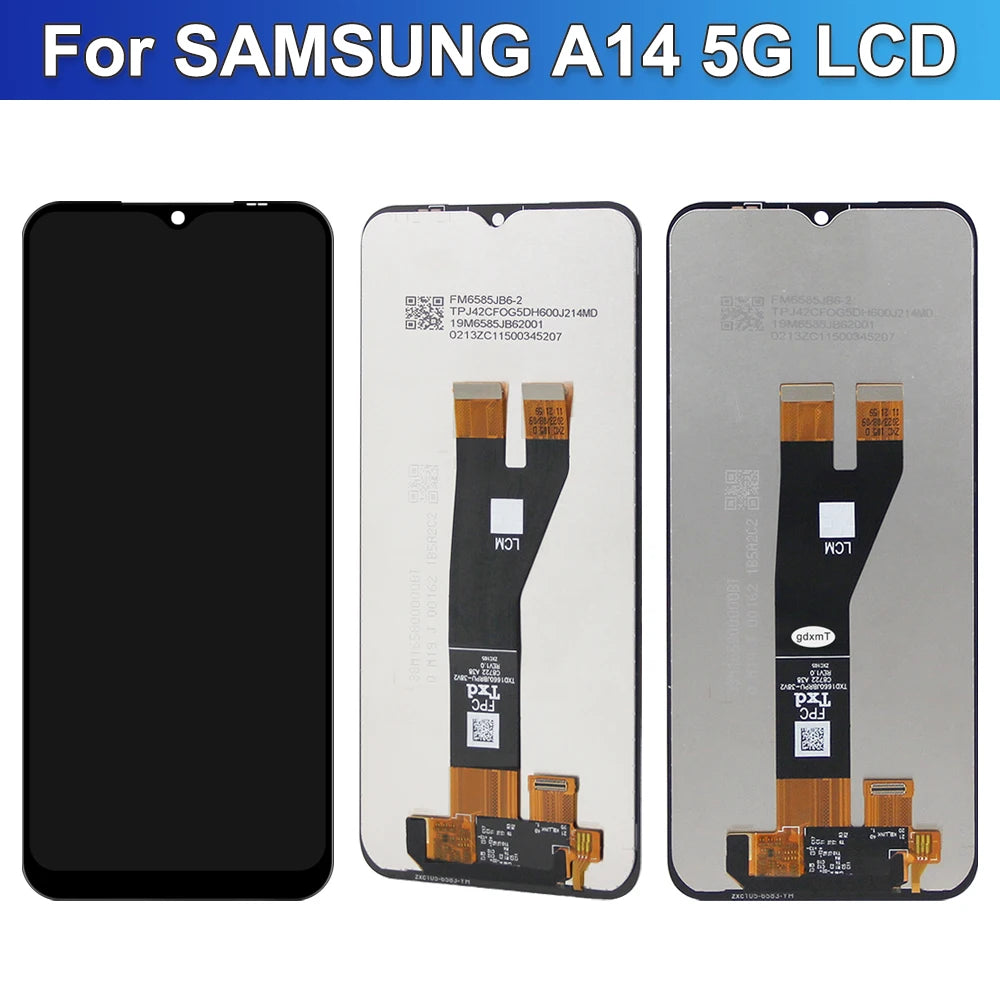6.6" A14 5G Display Screen for Samsung Galaxy A14 5G A146B A146P A146U Lcd Display Digital Touch Screen with Frame Replacement Samsung phone repair parts