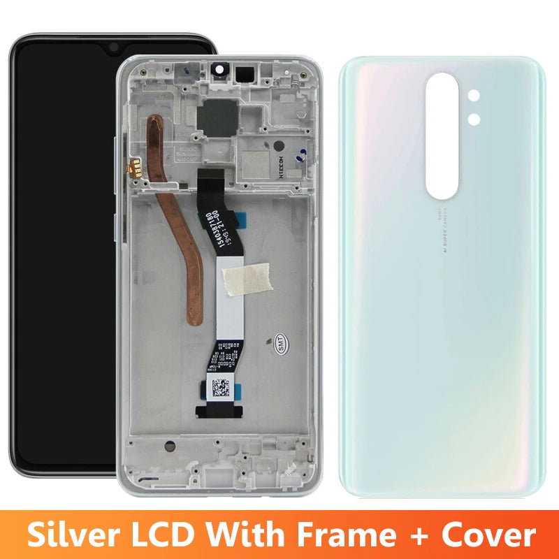 6.53" Screen for Xiaomi Redmi Note 8 Pro M1906G7I M1906G7G Lcd Display Touch Screen with Frame for Redmi Note 8 Pro Replacement Xiaomi phone repair parts