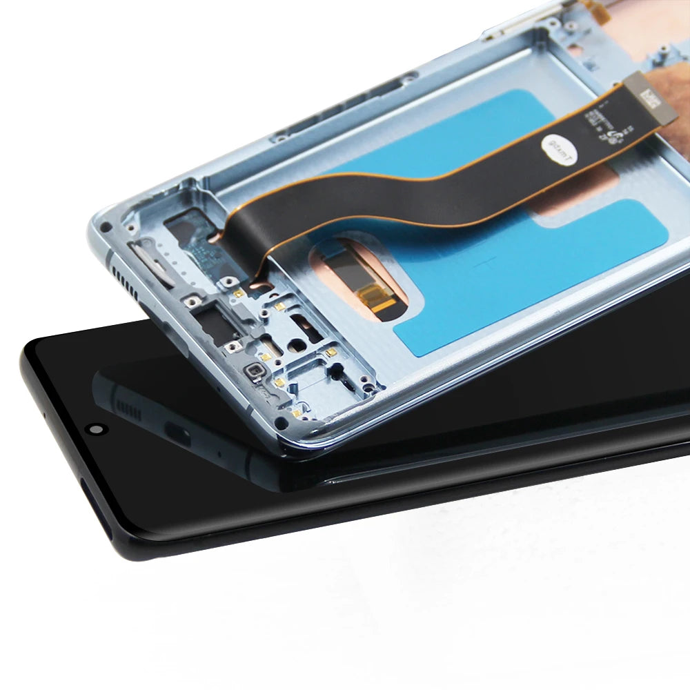 6.7" Super AMOLED Screen for Samsung Galaxy S20+ G985F G986F Lcd Display Digital Touch Screen with Frame for Samsung S20 Plus Samsung phone repair parts
