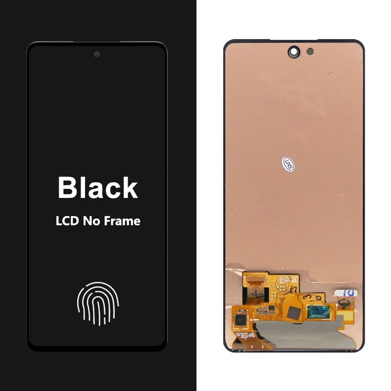 AMOLED A52 Screen for Samsung Galaxy A52 A525F 525F/DS Lcd Display Touch Screen with Frame Digitizer Assembly for Samsung A52 4G Samsung phone repair parts