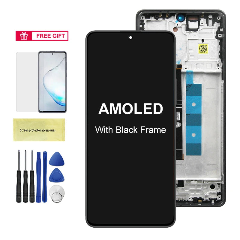 Screen for Xiaomi Redmi Note 13 Pro 4G 23117RA68G 2312FPCA6G Lcd Display Digital Touch Screen for Redmi Note 13 Pro 4G Assembly Xiaomi phone repair parts