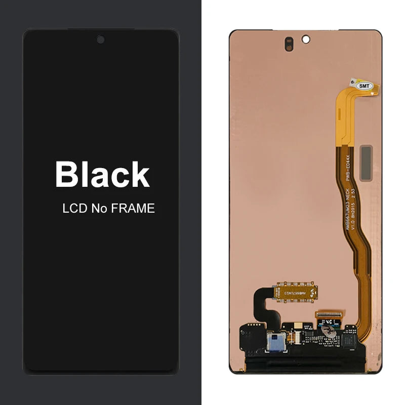 Note20 Screen for Samsung Galaxy Note 20 N980F Lcd Display + Touch Screen with Frame Assembly Support S Pen Fingerprint Read Samsung phone repair parts