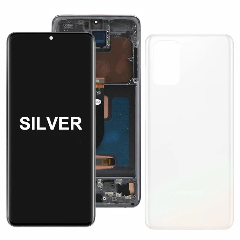6.7" Super AMOLED Screen for Samsung Galaxy S20+ G985F G986F Lcd Display Digital Touch Screen with Frame for Samsung S20 Plus Samsung phone repair parts