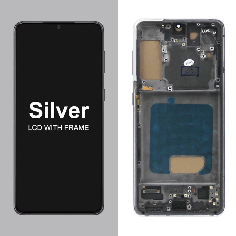 TFT Display Screen for Samsung Galaxy S21 5G G991B G991B/DS Lcd Display Digital Touch Screen with Frame Replacement Parts Tested Samsung phone repair parts