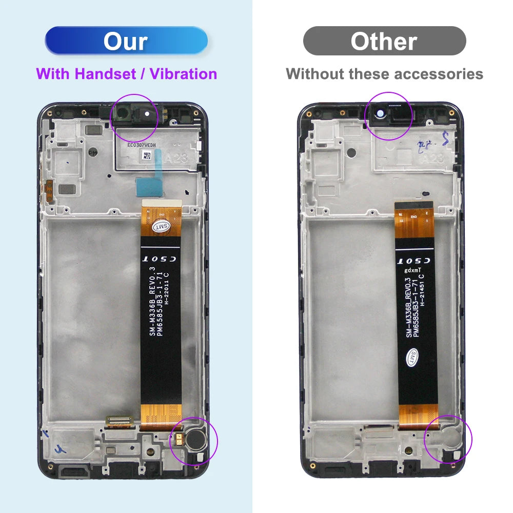 Screen for Samsung Galaxy A23 A235F A235F/DS Lcd Display Digital Touch Screen with Frame for Samsung A23 Screen Replacement Samsung phone repair parts