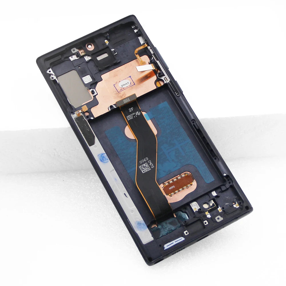 AMOLED Note 10 Plus Screen for Samsung Galaxy Note10+ N975F Lcd Display Touch Screen with Frame Support S Pen Fingerprints Samsung phone repair parts
