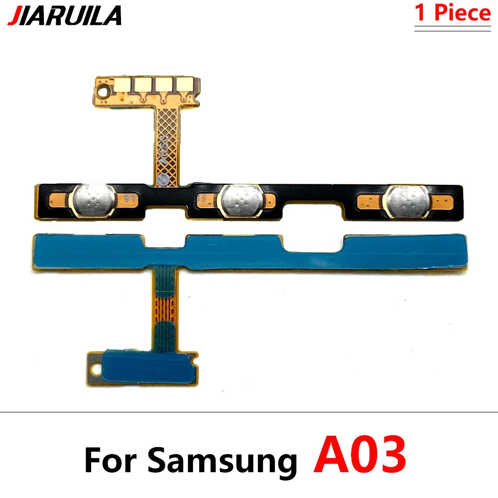 Power On Off Volume Side Button Key Flex Cable For Samsung A02 A02S A04 A04s A32 A52 A72 A03s A03 Core A13 A22 A33 A53 A73 4G 5G Samsung phone repair parts