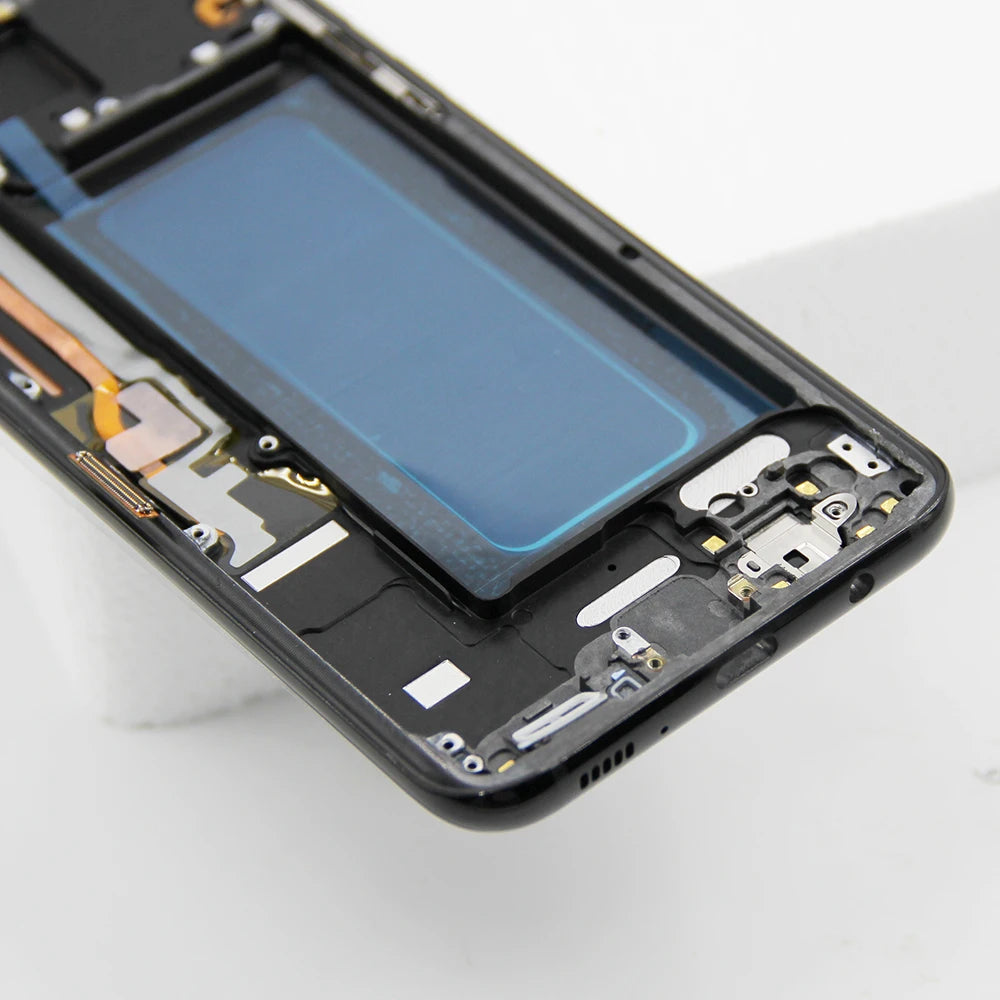 Super AMOLED Screen for Samsung Galaxy S8 Plus Lcd Display Digital Touch Screen with Frame Assembly for Samsung Galaxy S8+ G955F Samsung phone repair parts