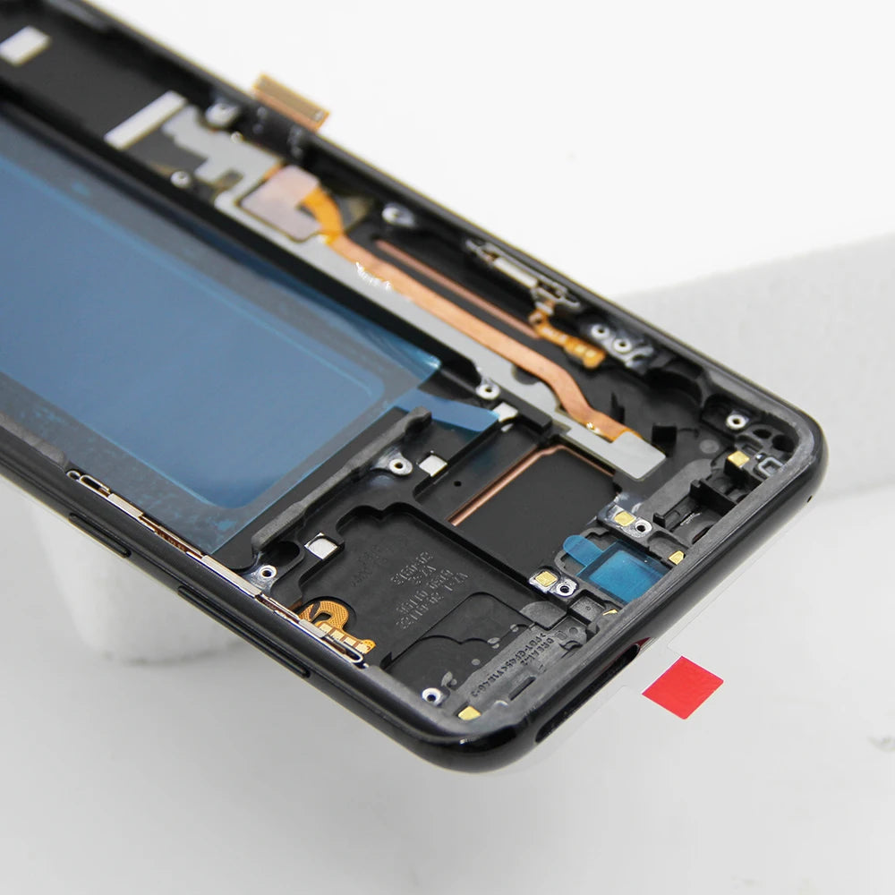 Super AMOLED Screen for Samsung Galaxy S8 Plus Lcd Display Digital Touch Screen with Frame Assembly for Samsung Galaxy S8+ G955F Samsung phone repair parts