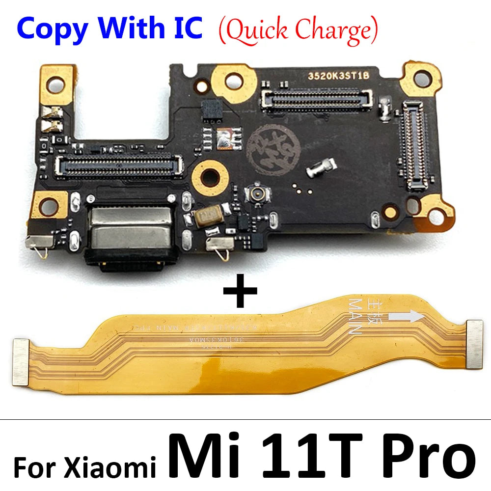 For Xiaomi Mi 8 9 Se 9T 10 10T Mi10T Mi11T 11 11T 12T Pro Lite USB Charging Board Connector Plug Port Dock Mainboard Flex Cable Xiaomi  Xiao mi phone repair parts