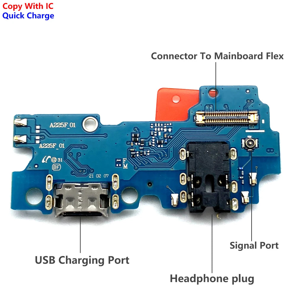 For Samsung M22 M31S M32 M51 M52 M10 M20 M30 M30s M21 M62 M53 5G USB Charge Port Dock Connector Charging Main Board Flex Cable Samsung phone repair parts