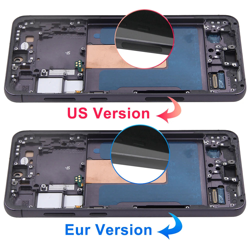 S23 Plus TFT Screen Assembly for Samsung Galaxy S23+ S916B S916B/DS Lcd Display Digital Touch Screen with Frame Replacement Samsung phone repair parts