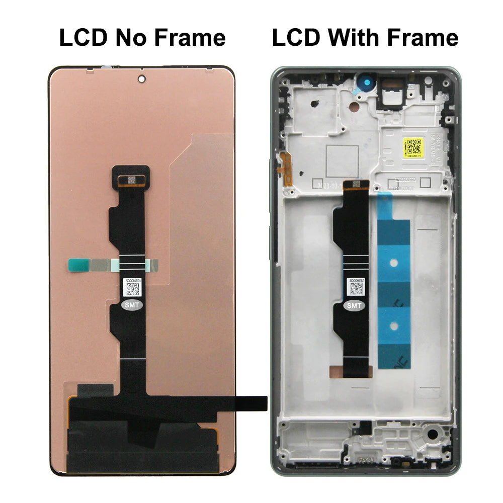Screen for Xiaomi Redmi Note 13 Pro 4G 23117RA68G 2312FPCA6G Lcd Display Digital Touch Screen for Redmi Note 13 Pro 4G Assembly Xiaomi phone repair parts