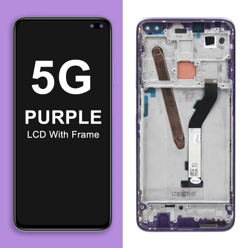 6.67" Screen for Xiaomi Redmi K30 M1912G7BE M1912G7BC Lcd Display Digital Touch Screen with Frame for Redmi K30 5G M1912G7BE Xiaomi phone repair parts