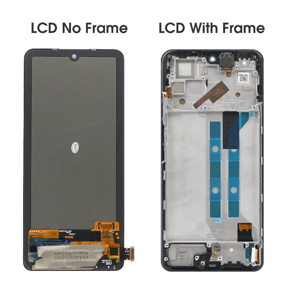Poco X4 Pro 5G Display Screen Replacement, for Xiaomi Poco X4 Pro 5G 2201116PG Lcd Display Digital Touch Screen with Frame Xiaomi phone repair parts