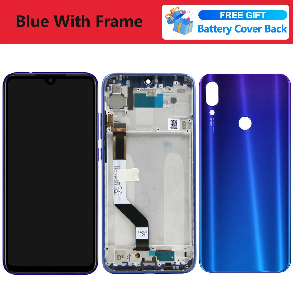 6.3" Screen for Xiaomi Redmi Note 7 Pro M1901F7S Lcd Display Digital Touch Screen with Frame Parts for Redmi Note 7 Replacement Xiaomi phone repair parts