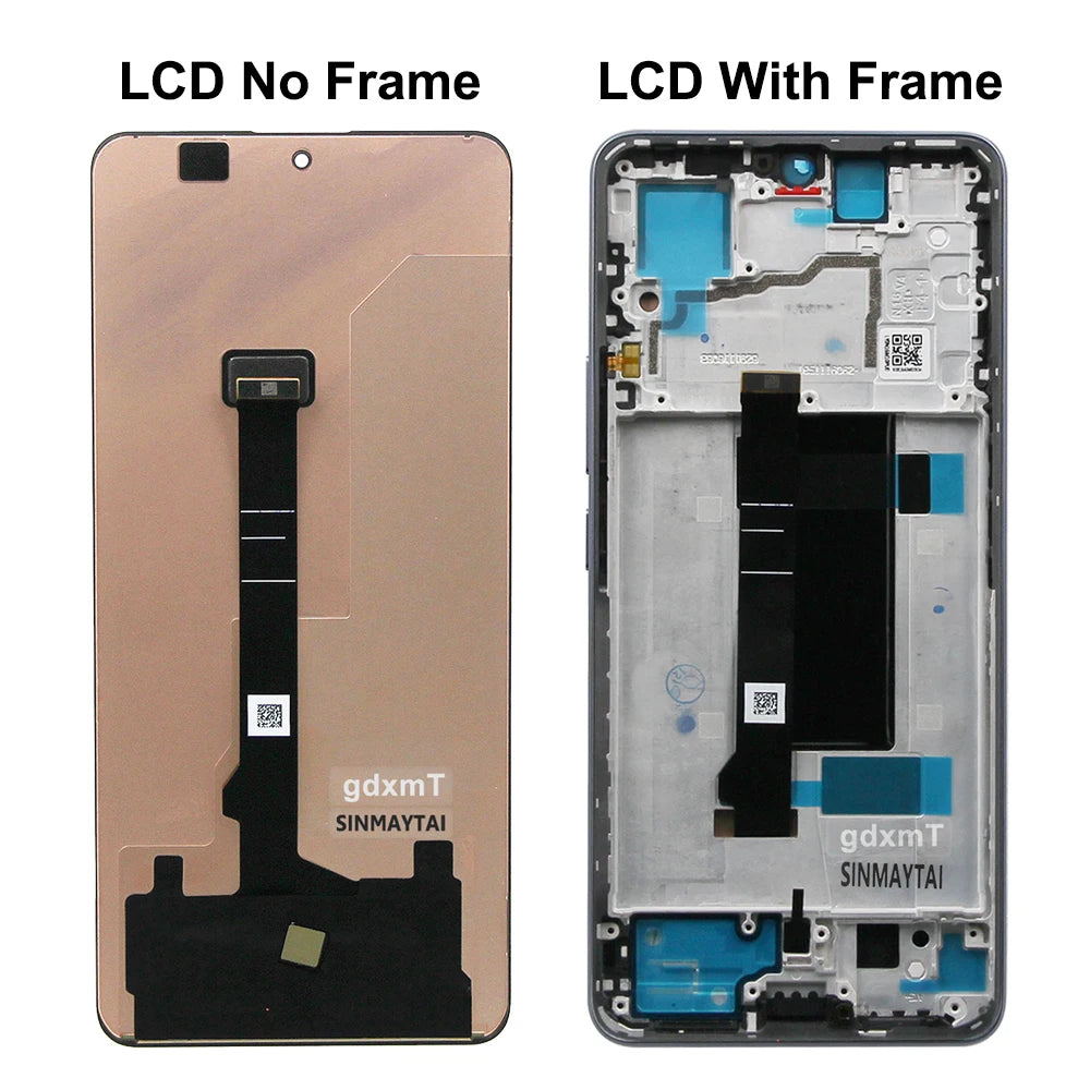 Screen Assembly for Xiaomi Redmi Note 13 Pro 2312DRA50C 2312CRAD3C Lcd Display Digital Touch Screen for Redmi Note 13 Pro 5G Xiaomi phone repair parts