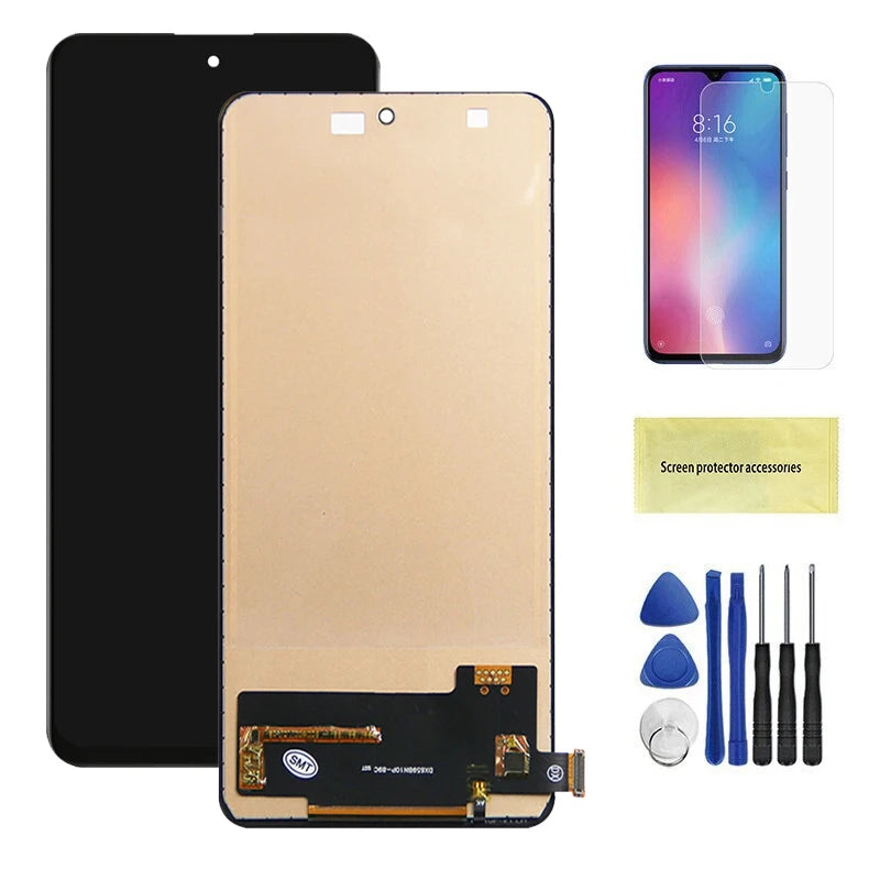 Super Amoled Screen for Xiaomi Redmi Note 12 Pro 4G ‎2209116AG 2209116AG Lcd Display Digital Touch Screen with Frame Assebly Xiaomi phone repair parts