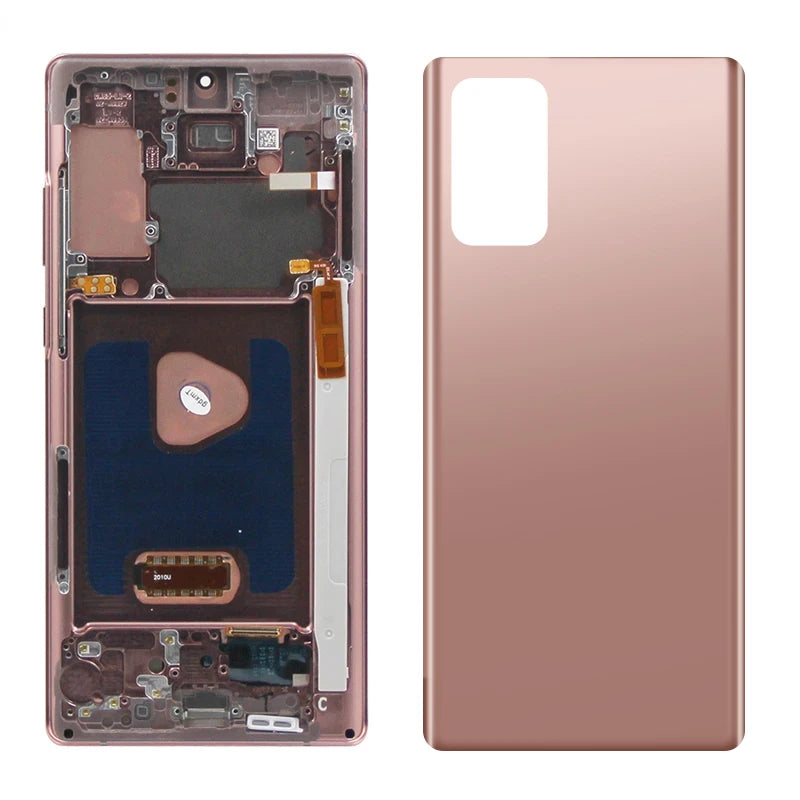 Note20 Screen for Samsung Galaxy Note 20 N980F Lcd Display + Touch Screen with Frame Assembly Support S Pen Fingerprint Read Samsung phone repair parts