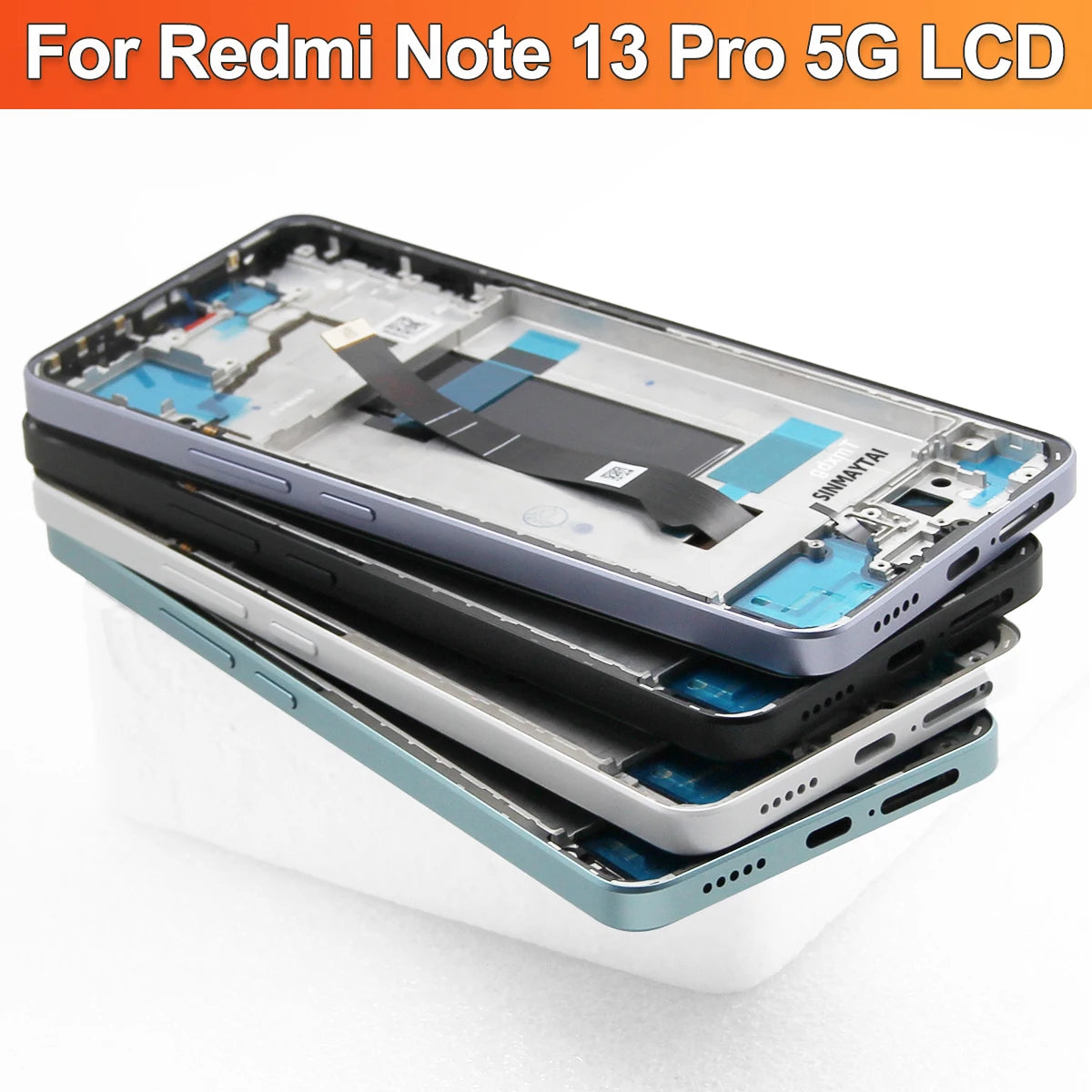 Screen Assembly for Xiaomi Redmi Note 13 Pro 2312DRA50C 2312CRAD3C Lcd Display Digital Touch Screen for Redmi Note 13 Pro 5G Xiaomi phone repair parts