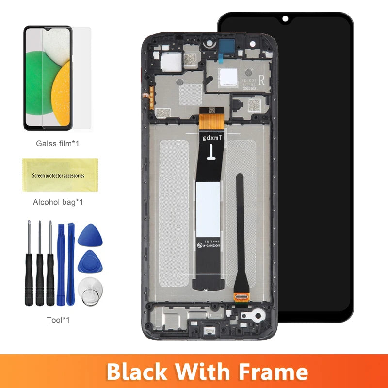 6.71" Redmi 12C Screen Replacement, for Xiaomi Redmi 12C 22120RN86G Lcd Display Digital Touch Screen with Frame for Redmi 12C Xiaomi phone repair parts