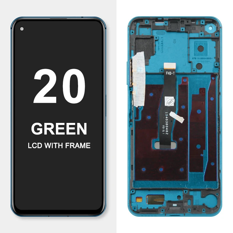 6.26" Screen Assembly for Honor 20 YAL-L21 Lcd Display Digital Touch Screen with Frame Parts for Honor 20 Pro YAL-AL00 YAL-TL00 Honor phone repair parts