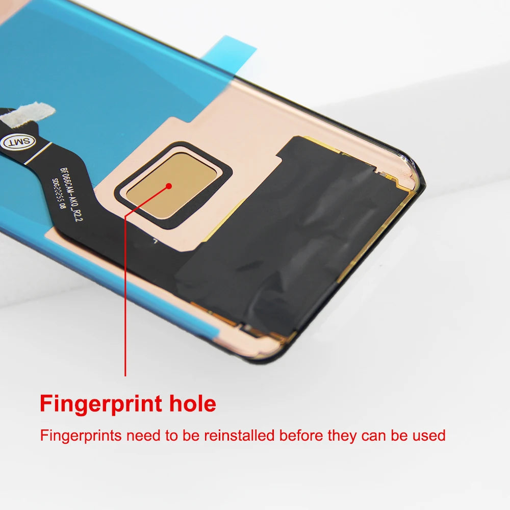 For Huawei P40 Pro with Fingerprint, for Huawei P40 Pro ELS-NX9 ELS-N04 Lcd Display Touch Screen Replacement Screen Assembly HUAWEI phone repair parts
