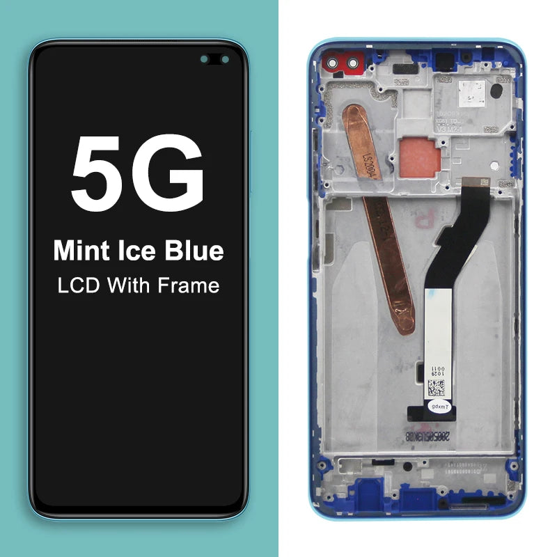 6.67" Screen for Xiaomi Redmi K30 M1912G7BE M1912G7BC Lcd Display Digital Touch Screen with Frame for Redmi K30 5G M1912G7BE Xiaomi phone repair parts