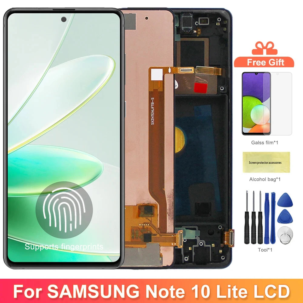 Display Screen for Samsung Galaxy Note 10 Lite Lcd Display With Touch Screen Digitizer Parts For Samsung N770 N770F/DS N770F/DSM Samsung phone repair parts