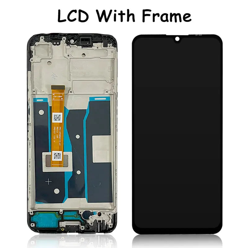 A16 Display Screen For Oppo A16 CPH2269 Display Touch Screen Digitizer Assembly For Oppo A16s CPH2271 Display Replacement Oppo phone repair parts Realme phone repair parts