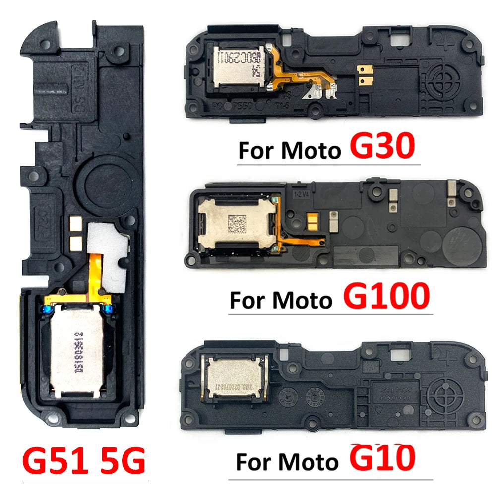 30Pcs Buzzer Ringer Loud Speaker Loudspeaker Flex Cable For Motorola Moto G100 G10 G30 G51 G50 G71 5G G200 G60 G20 G60s G31 G32 Motorola phone repair parts