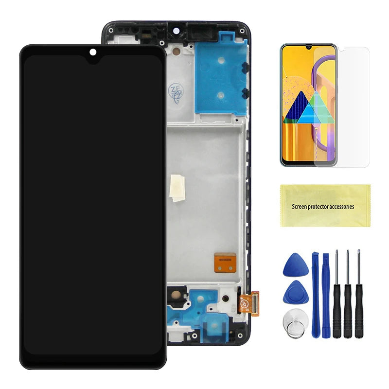 AMOLED A41 Display Screen, for Samsung Galaxy A41 A415 A415F LCD Display Touch Screen Digitizer with Frame Replacement Samsung phone repair parts