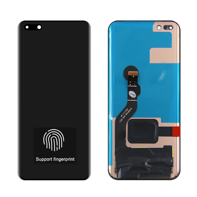 For Huawei P40 Pro with Fingerprint, for Huawei P40 Pro ELS-NX9 ELS-N04 Lcd Display Touch Screen Replacement Screen Assembly HUAWEI phone repair parts