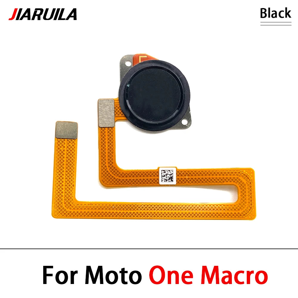 10Pcs, New For Motorola Moto One Vision Action Hyper Macro Fusion Plus Home Button FingerPrint Touch ID Sensor Flex Cable Motorola phone repair parts