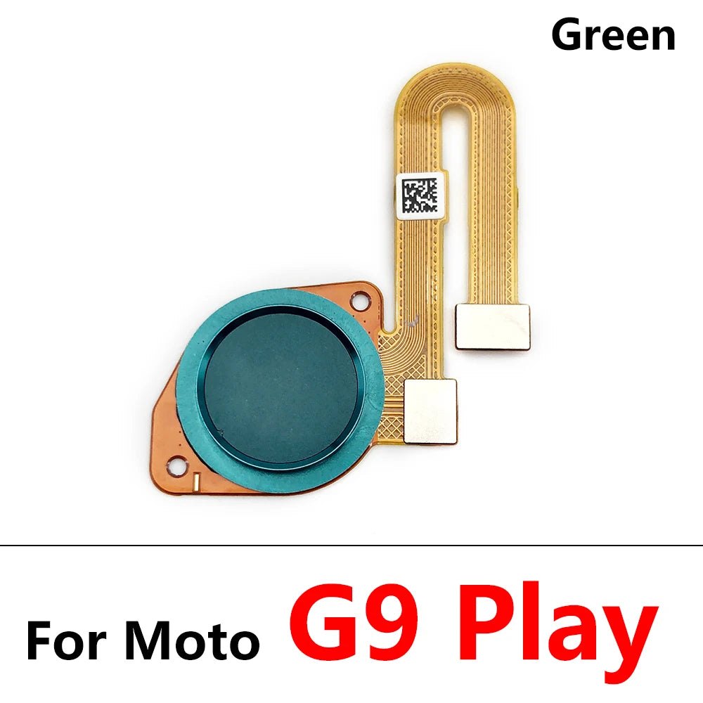 10Pcs/Lot, New For Motorola Moto G9 Plus Power Home Button FingerPrint Touch ID Sensor Flex Cable Ribbon Replacement Parts Motorola phone repair parts