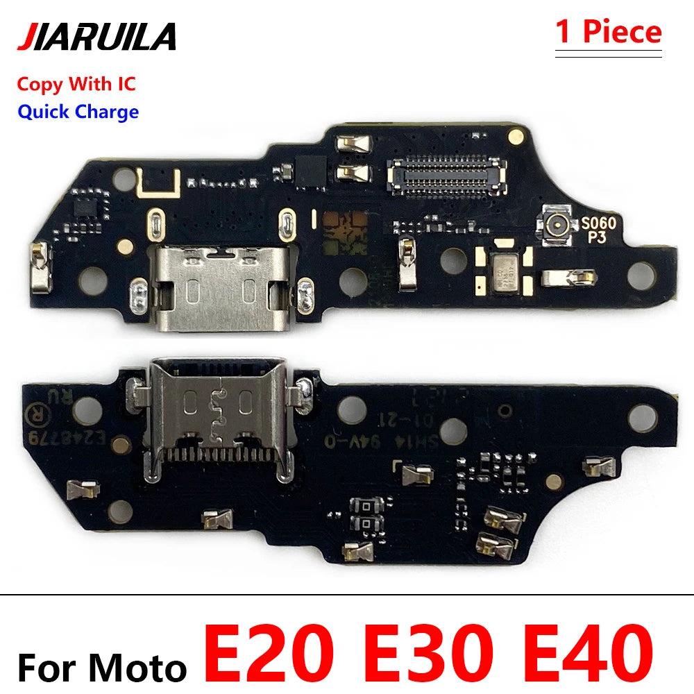 USB Charger Charging Dock Port Connector Flex Cable For Moto E5 E6 E6s E6i E7 E7i Plus Power Play go E20 E30 E40 E32 E22 E13 E14 Motorola phone repair parts