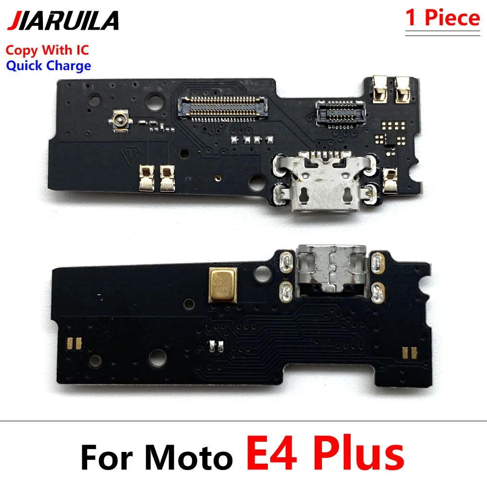 10Pcs，USB Charger Charging Dock Port Connector Flex Cable For Moto E5 E6 E6i E6s E7i E7 Plus Power Play E20 E30 E13 E14 E22 E32 Motorola phone repair parts