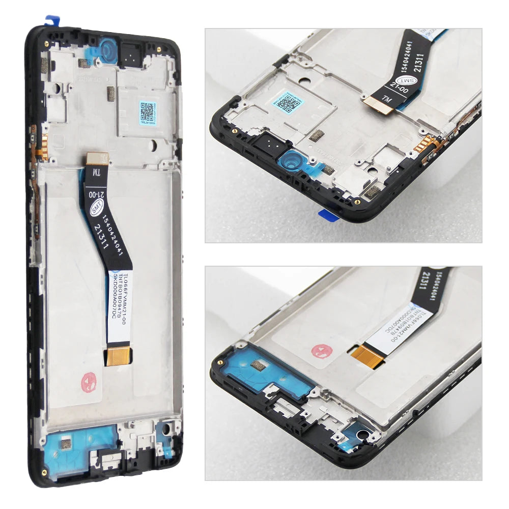 6.6" Poco M4 Pro 5G LCD Screen, for Xiaomi Poco M4 Pro 5G 21091116AG MZB0BGVIN Display Digital Touch Screen with Frame Assembly Xiaomi phone repair parts