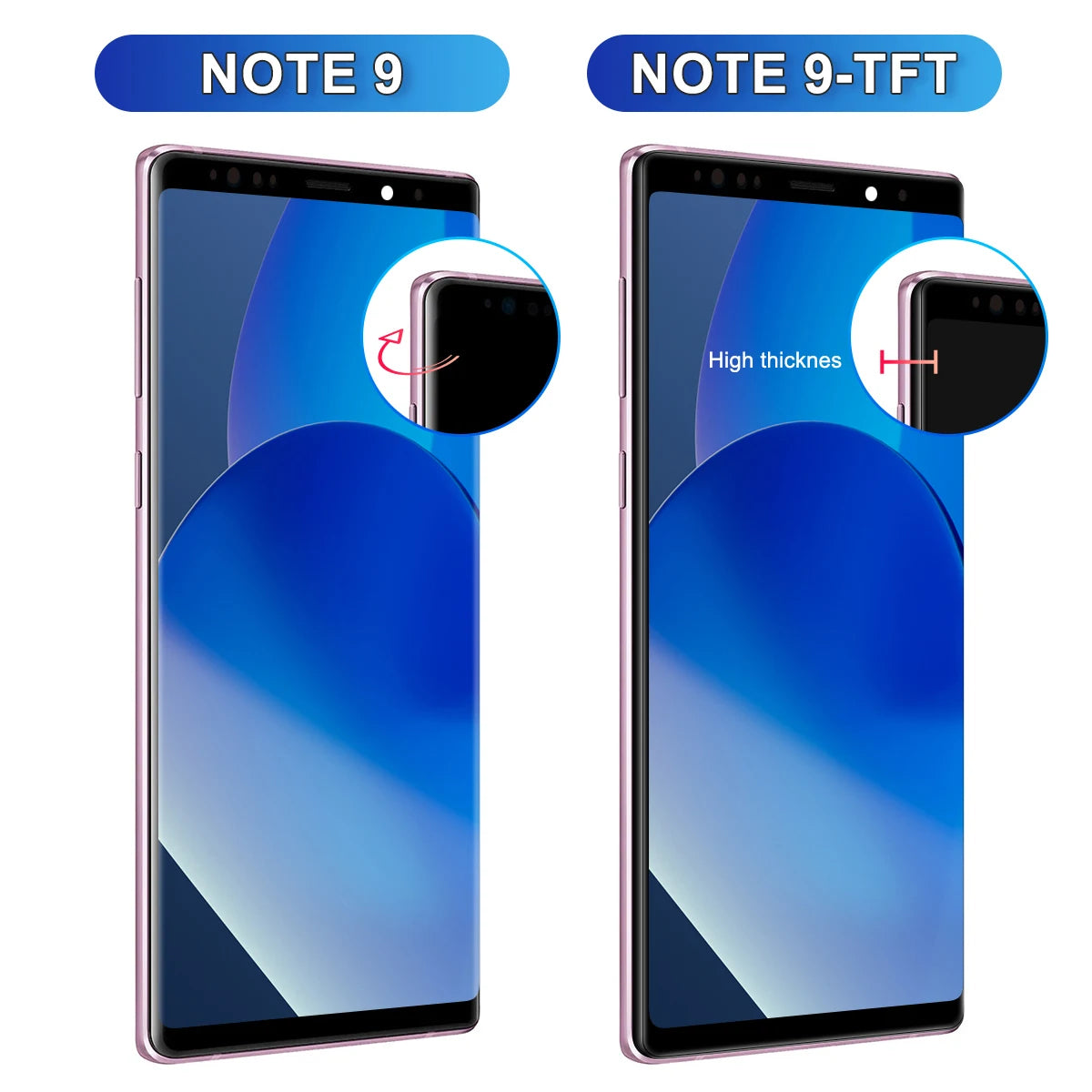TFT Screen for Samsung Galaxy Note9 N960F N960F/DS N960U Lcd Display Digital Touch Screen with Frame for Samsung Note 9 Assembly Samsung phone repair parts