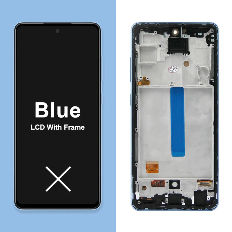 AMOLED A52 5G Screen with Frame for Samsung Galaxy A52 5G A526B A526B/DS LCD Display Touch Screen Digitizer Replacement Samsung phone repair parts