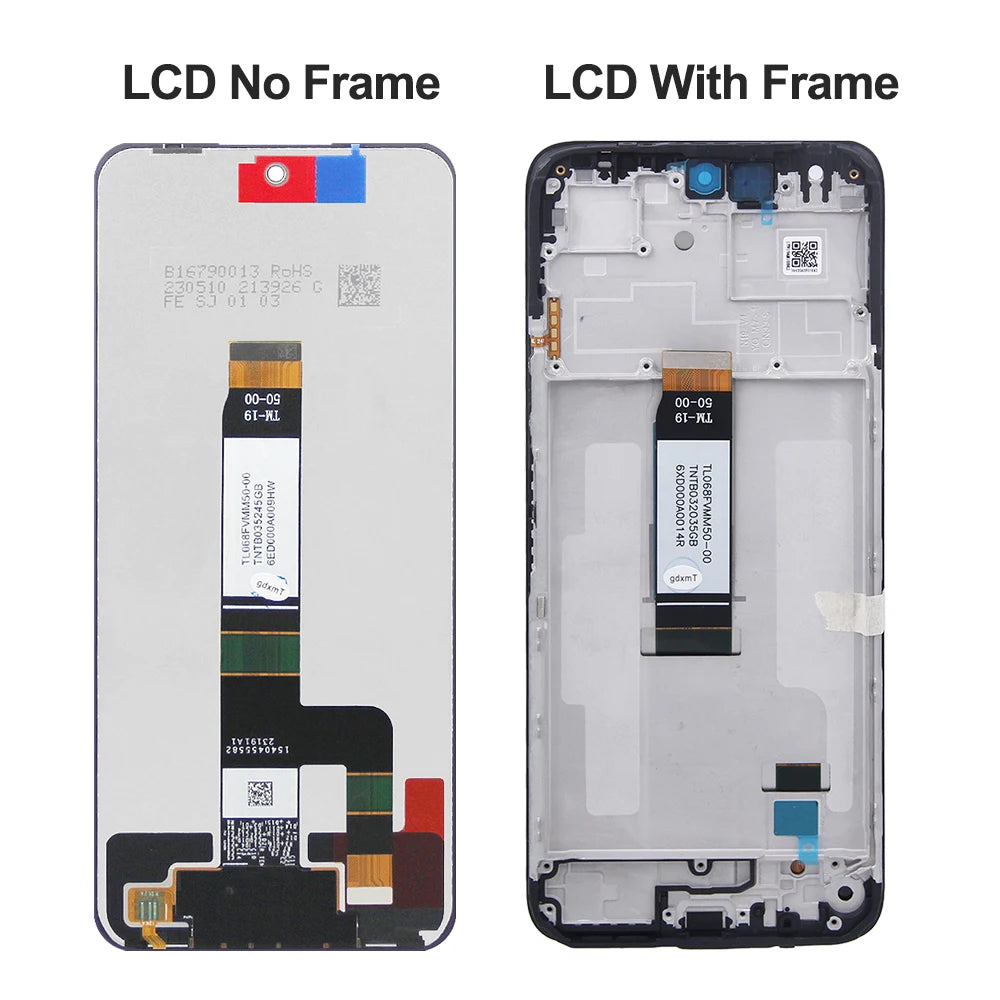 6.79" Display Screen for Xiaomi Redmi 13 Lcd Display Digital Touch Screen with Frame for Redmi13 Screen Assembly Replacement Xiaomi phone repair parts