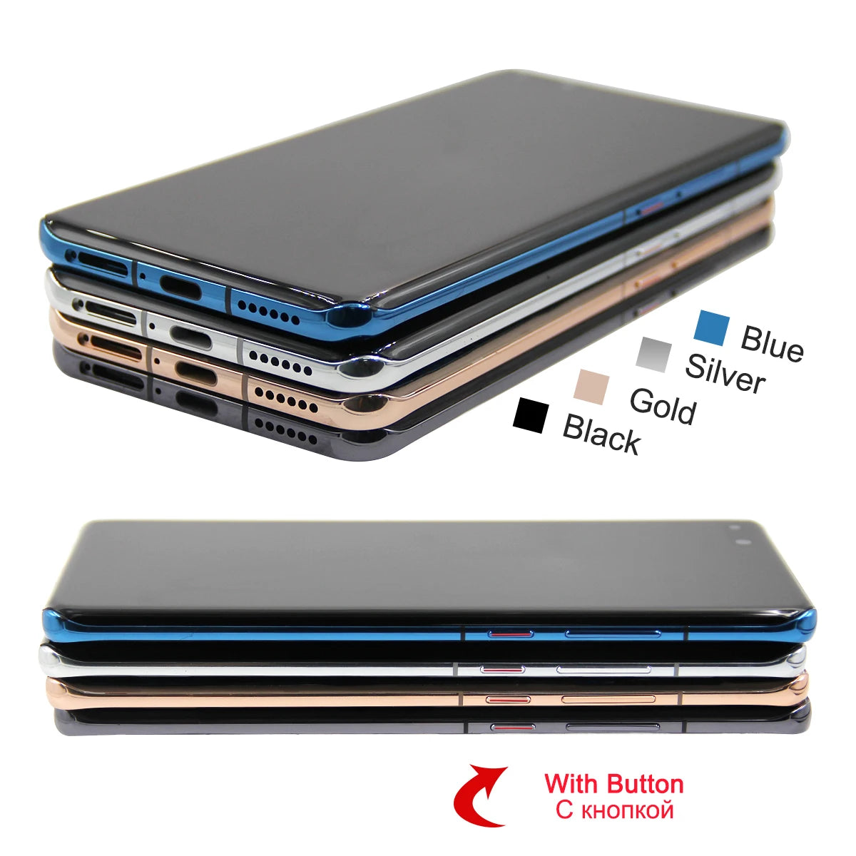 For Huawei P40 Pro with Fingerprint, for Huawei P40 Pro ELS-NX9 ELS-N04 Lcd Display Touch Screen Replacement Screen Assembly HUAWEI phone repair parts