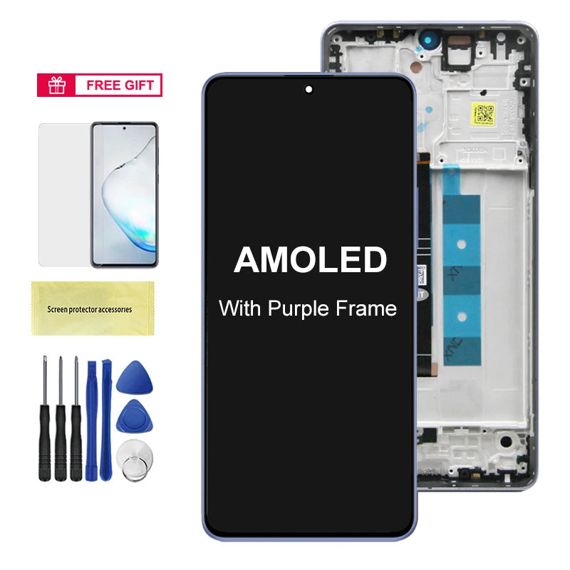 Screen for Xiaomi Redmi Note 13 Pro 4G 23117RA68G 2312FPCA6G Lcd Display Digital Touch Screen for Redmi Note 13 Pro 4G Assembly Xiaomi phone repair parts