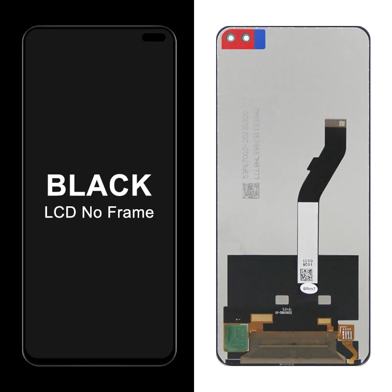 6.67" Screen for Xiaomi Redmi K30 M1912G7BE M1912G7BC Lcd Display Digital Touch Screen with Frame for Redmi K30 5G M1912G7BE Xiaomi phone repair parts